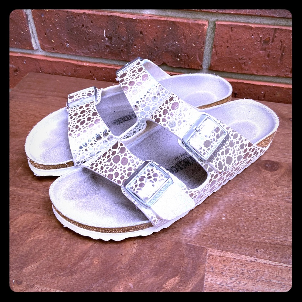 Birkenstock - Arizona, Metallic Stones